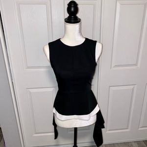 New BCBGMaxAzria Peplum Top